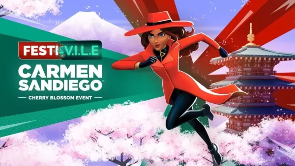 Carmen Sandiego ฉลองครบรอบ 40 ปีด้วยการแก้ปัญหาอาชญากรรมในเทศกาล Cherry Blossom ของญี่ปุ่น