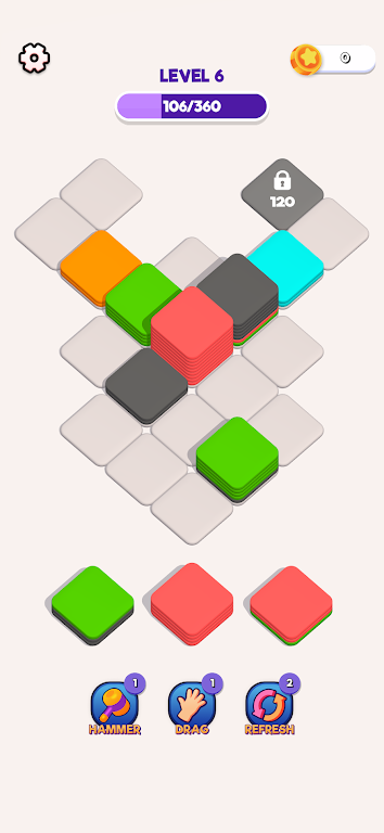 Block Sort 3D - ASMR Tile Sort 스크린샷 2