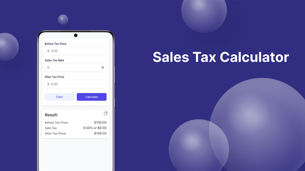 Sales Tax Calculator ภาพหน้าจอ 2