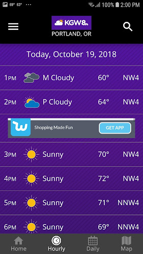 Portland Weather from KGW 8 Screenshot 2