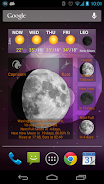 Moon Phase Widget ภาพหน้าจอ 2