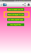 All Nepali TV Live Zrzut ekranu 0