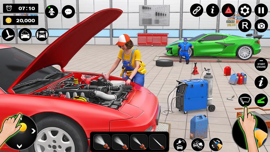 Car Wash Games - Car Games 3D ဖန်သားပြင်ဓာတ်ပုံ 1