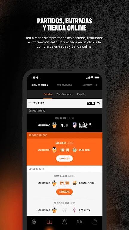 Valencia CF - Official App Zrzut ekranu 2