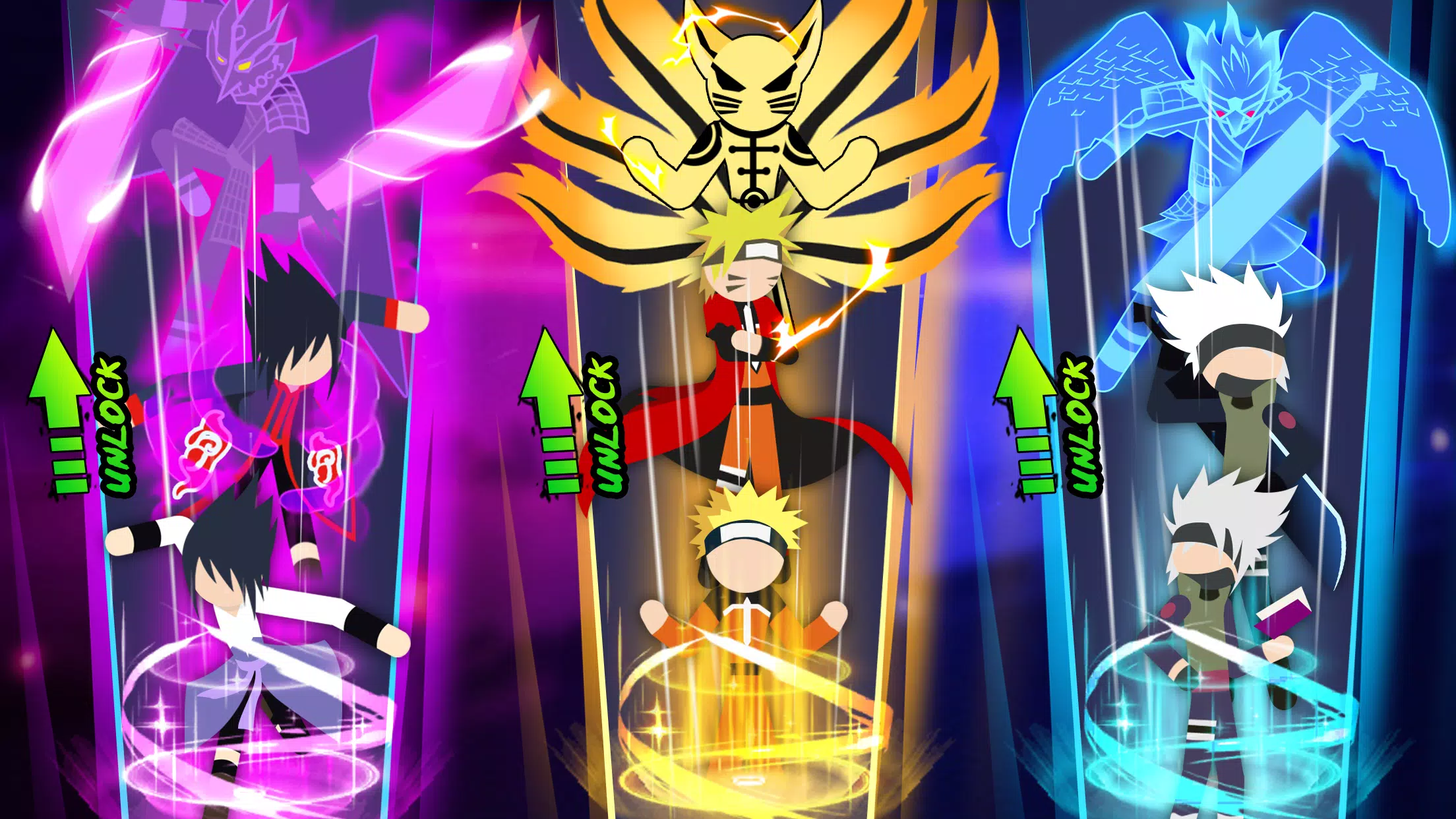 Stick Ninja - 3v3 Battle Ảnh chụp màn hình 2