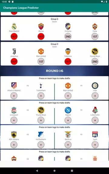 Champions Football Predictor স্ক্রিনশট 3