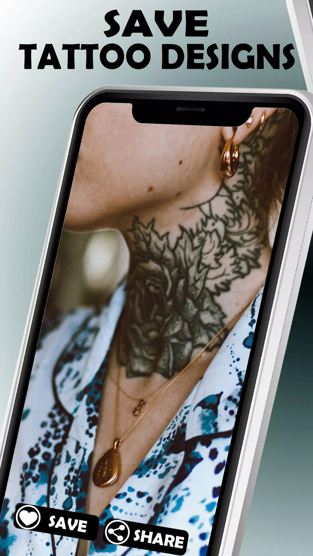 Neck Tattoo Designs Capture d'écran 1