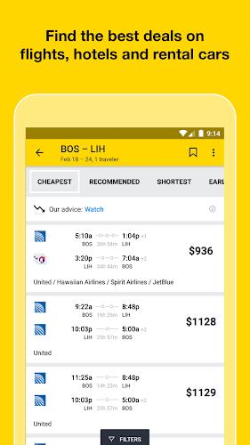 Cheapflights: Flights & Hotels应用截图第0张