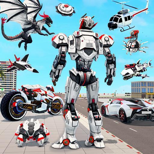 Bee Robot Car Transform Games Captura de tela 0