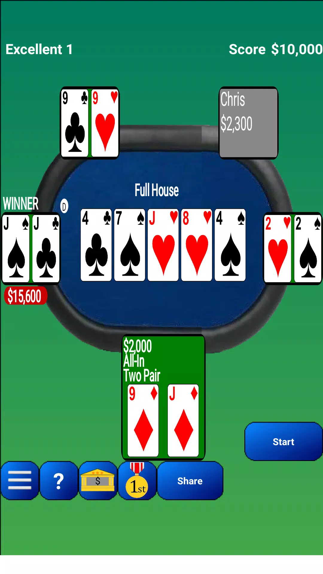 Texas Hold'em Poker Captura de pantalla 0