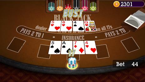 Casino Blackjack Скриншот 1