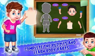 Kids Learning Human Bodyparts Ảnh chụp màn hình 2