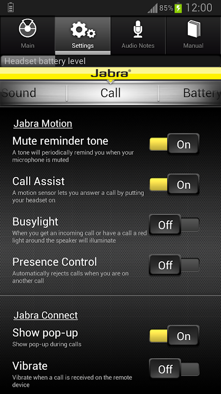 Jabra CONNECT Tangkapan skrin 2