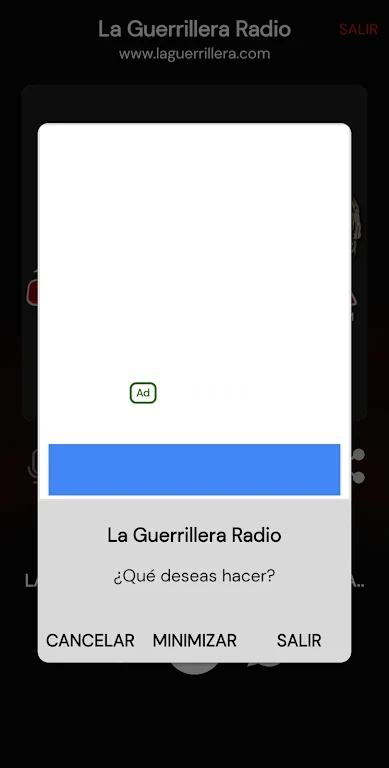 Schermata La Guerrillera Radio 2