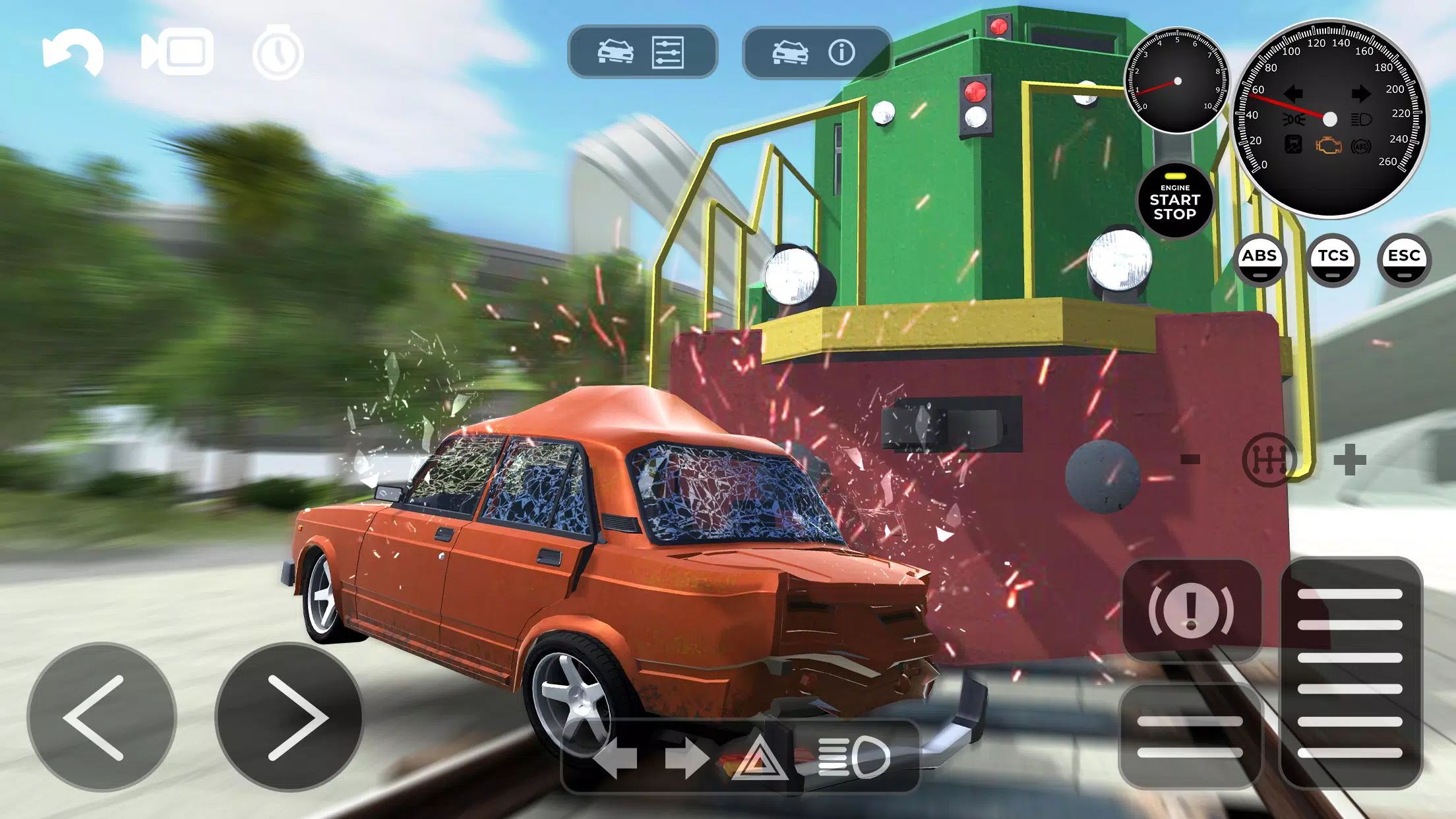 Beam Drive Crashes Original 3D ภาพหน้าจอ 3