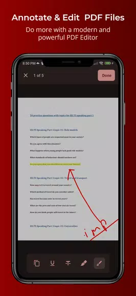 PDFEditor - Read & Annotate स्क्रीनशॉट 0