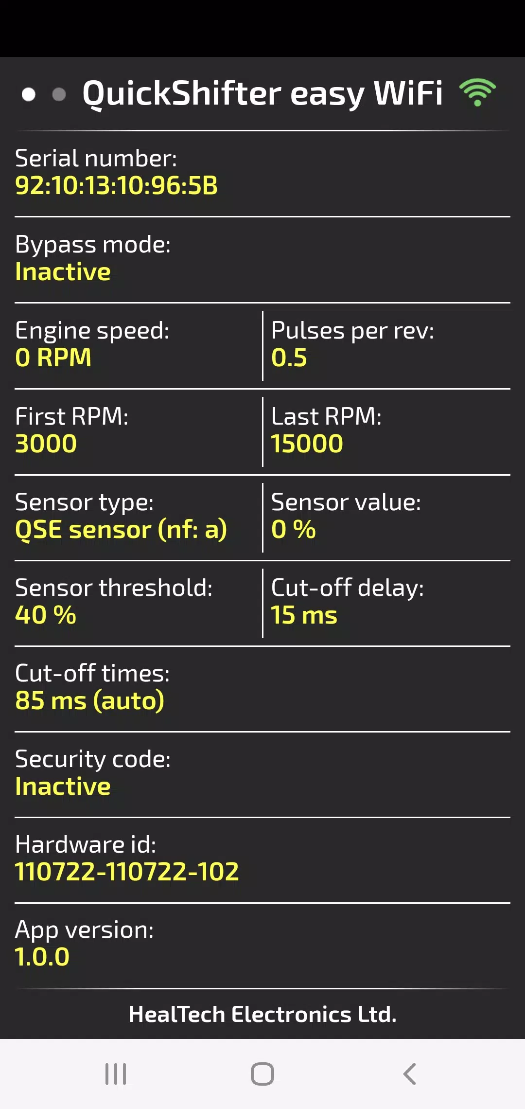 QuickShifter easy (iQSE-W) 스크린샷 2