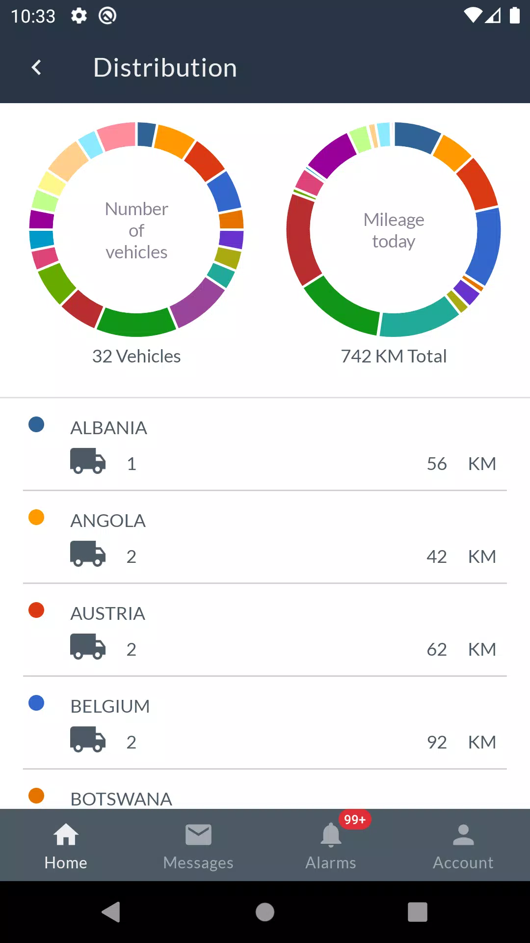 Frotcom Fleet Manager Captura de pantalla 2