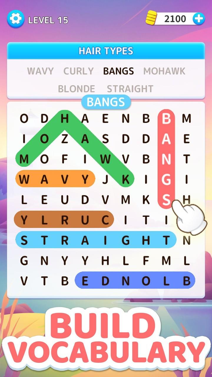 Ring of Words: Word Finder Tangkapan skrin 1