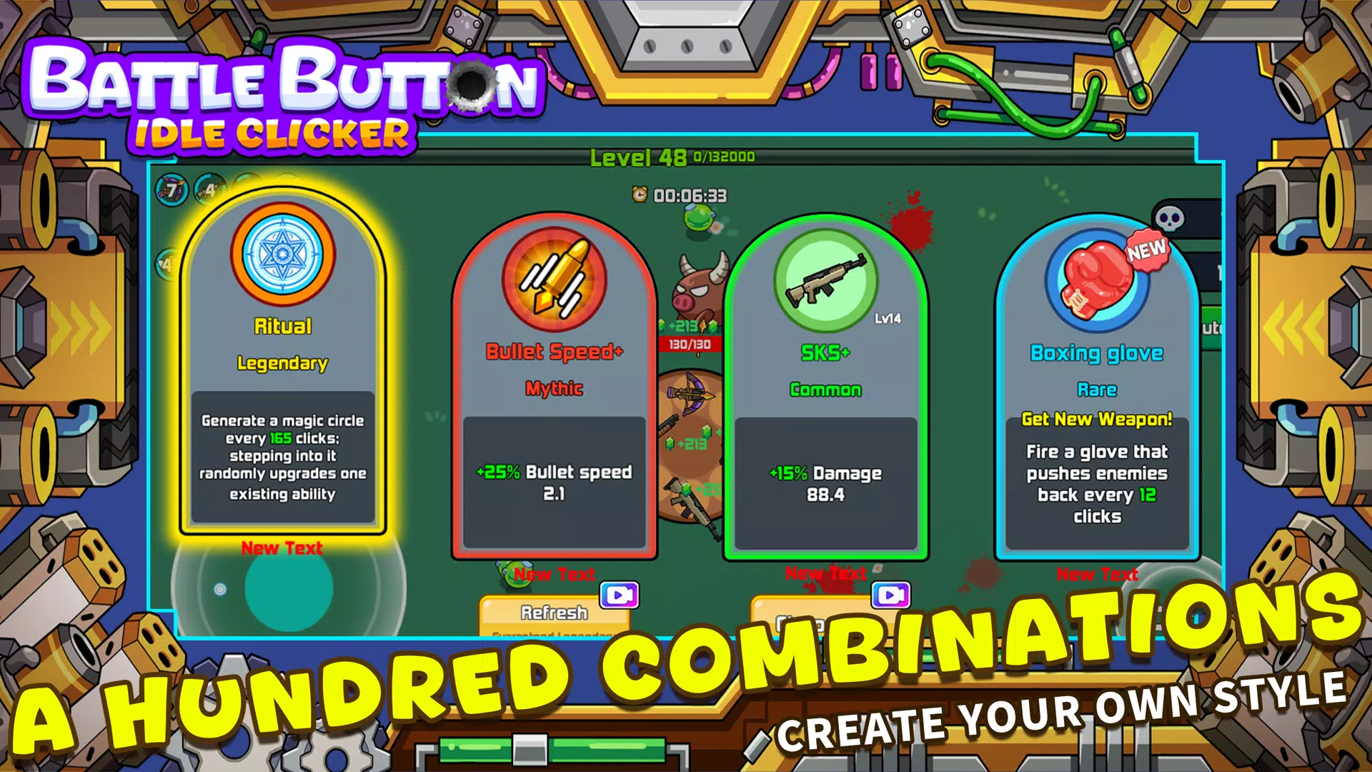 Battle Button - idle clicker Capture d'écran 3