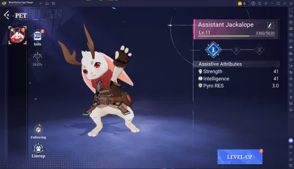 Guia de Animais de Estimação em Crystal of Atlan