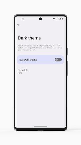 Dark Mode Night Mode ဖန်သားပြင်ဓာတ်ပုံ 1