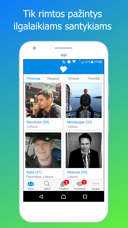 antrapuse.lt - Rimtos Pažintys স্ক্রিনশট 0