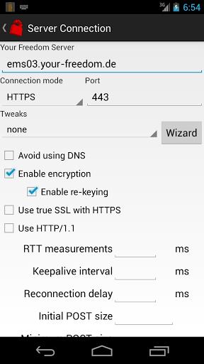 Your Freedom VPN Client スクリーンショット 3