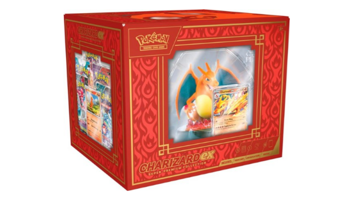 Pré-encomenda ao vivo: estátua de Charizard do Pokémon TCG apresenta cartas premiadas