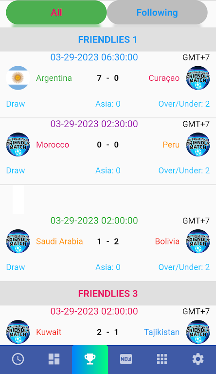 Friendly Matches 2024 Captura de pantalla 1