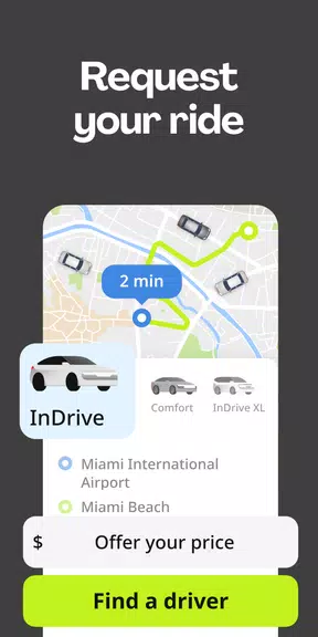 inDrive. Rides at your price Screenshot 1