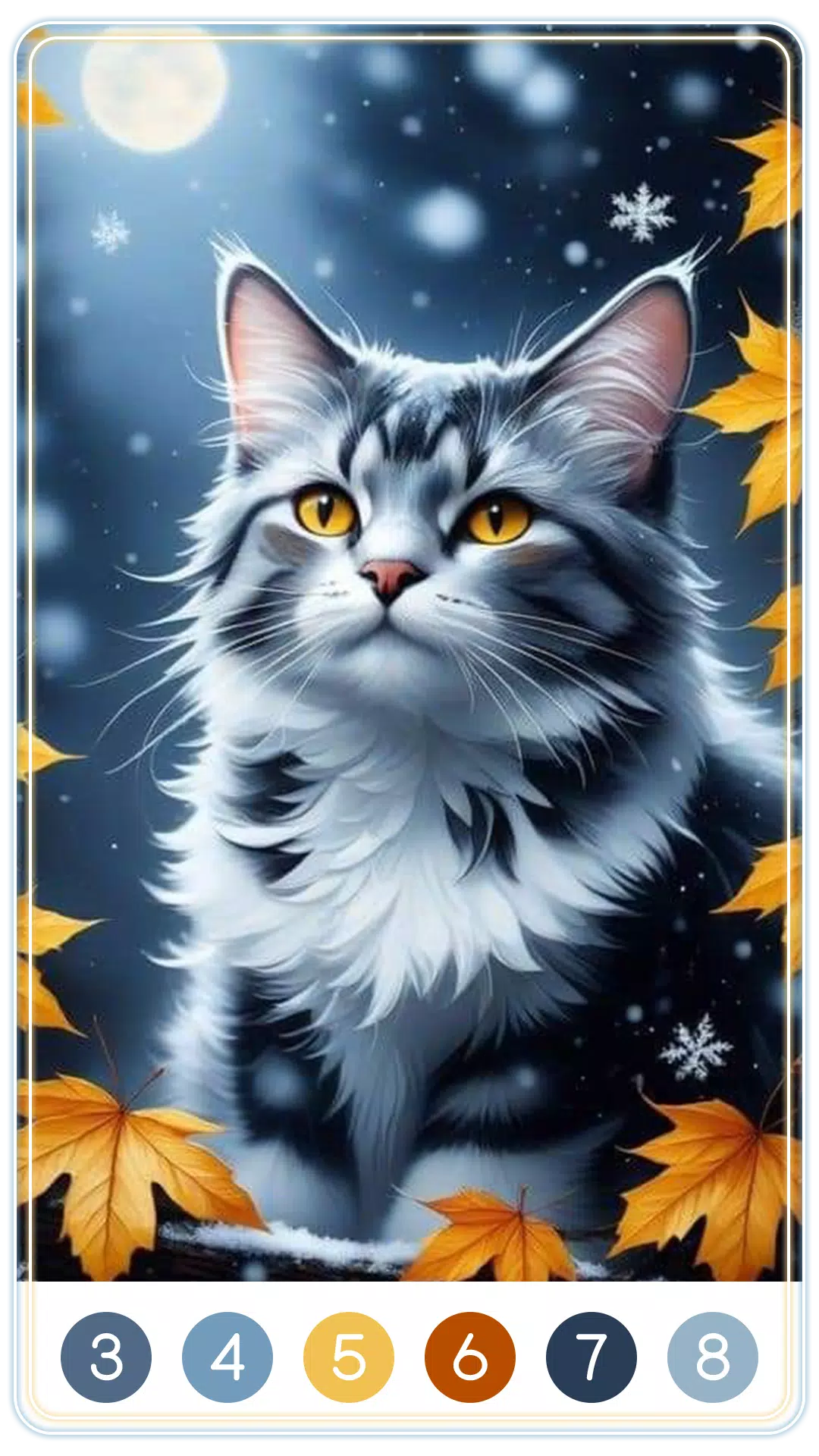 Cat Paint by Number Tangkapan skrin 1