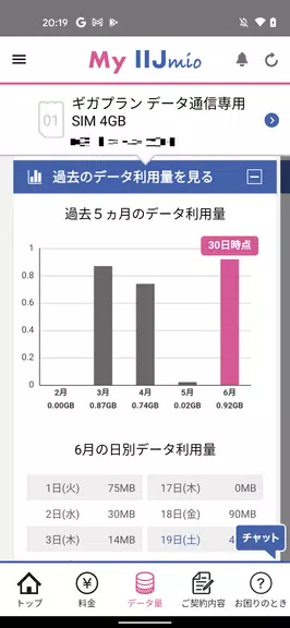 My IIJmio應用截圖第3張