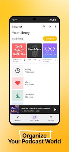 Spreaker Podcasts Ảnh chụp màn hình 3