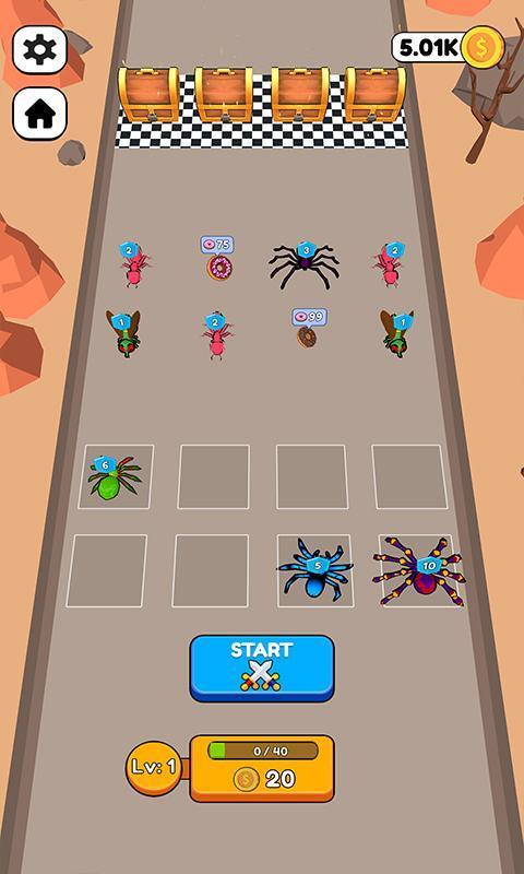 Merge Ants: Underground Battle Ảnh chụp màn hình 0