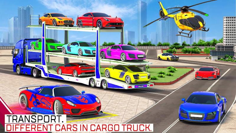 Car Transport Truck Games স্ক্রিনশট 2