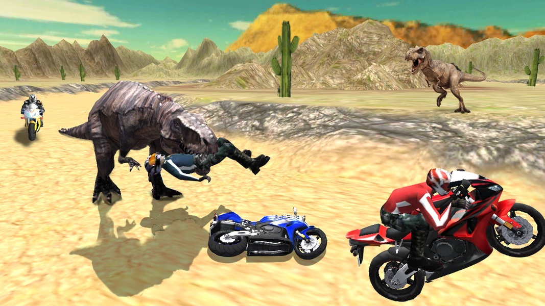 Dino World Bike Race Game - Jurassic Adventure应用截图第3张