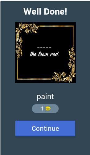 Fill in the Blank Word Quiz Скриншот 1