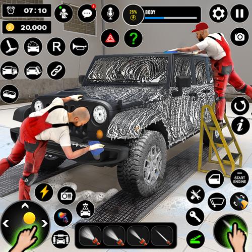 Car Wash Games - Car Games 3D ဖန်သားပြင်ဓာတ်ပုံ 0