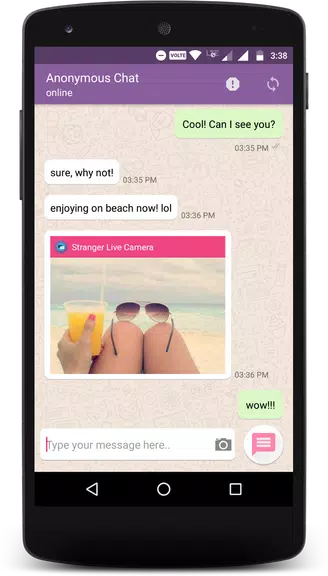 Anonymous Chat & Date for Stranger Schermafbeelding 2