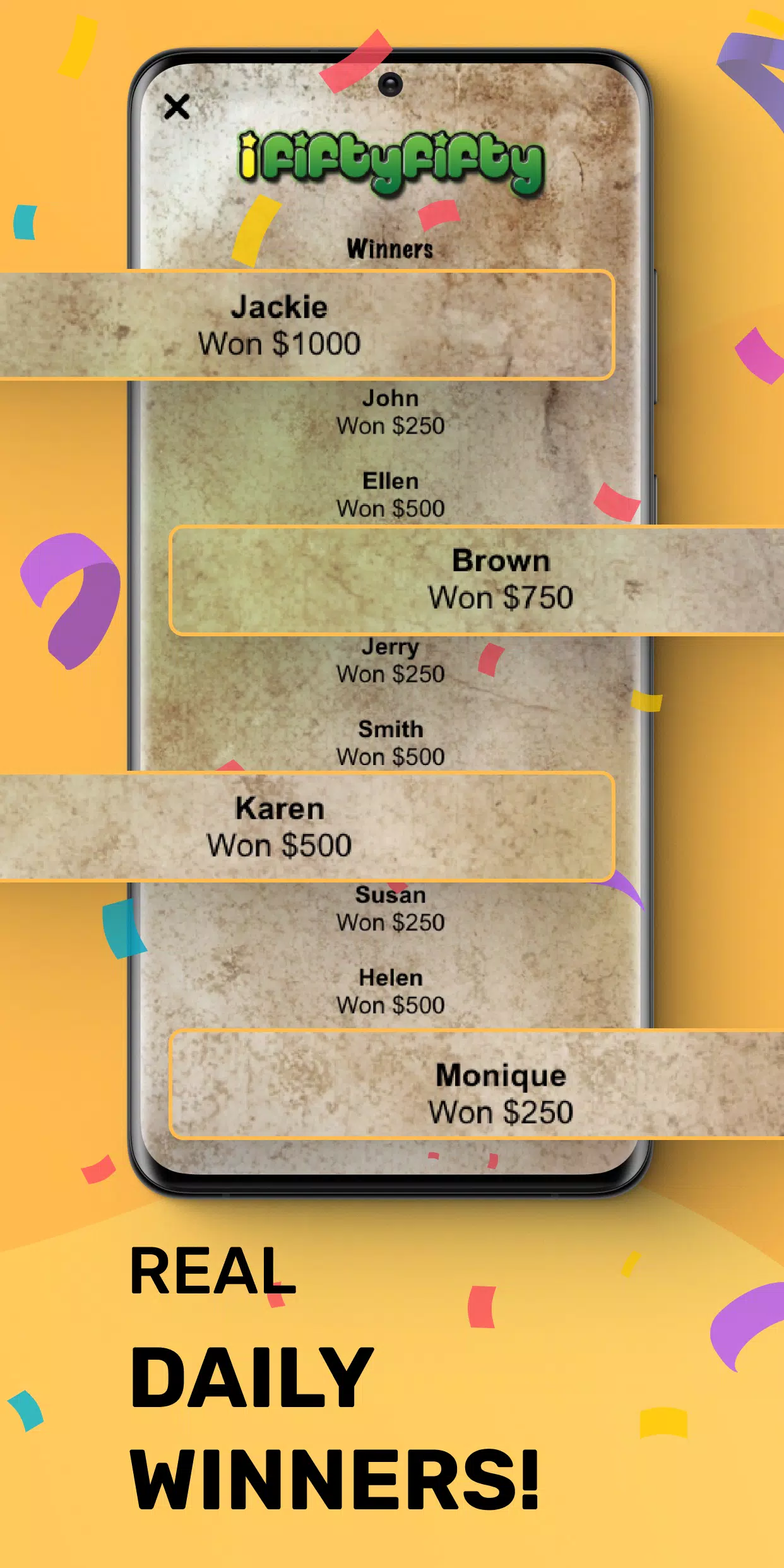 Money Making Game iFiftyFifty Ảnh chụp màn hình 3