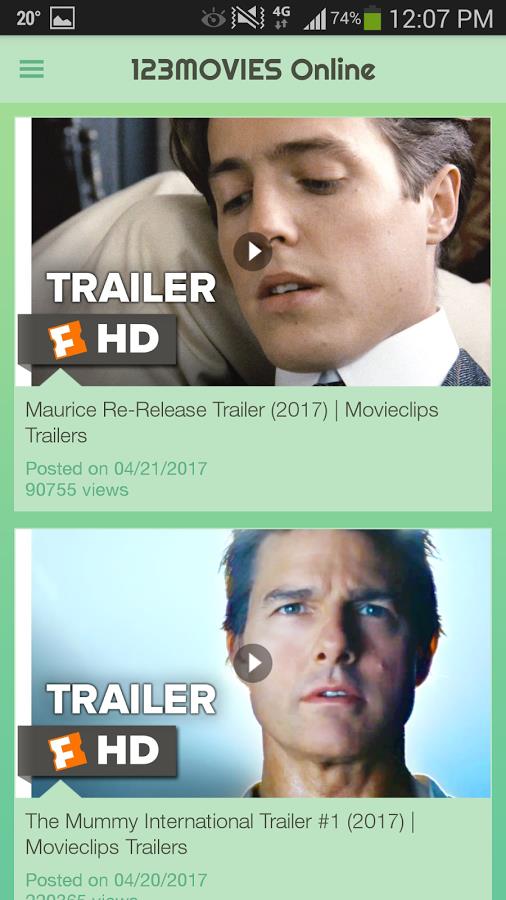 Movies123 online 스크린샷 2