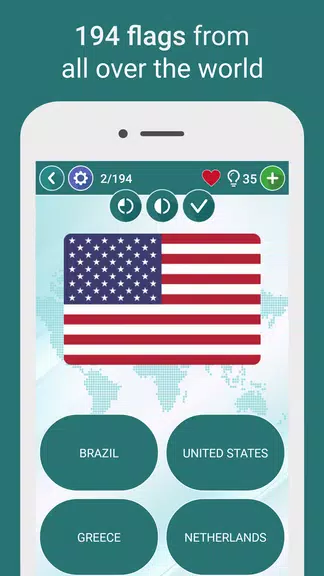 Geography Quiz - World Flags Screenshot 0