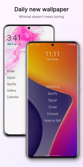 Olauncher. Minimal AF Launcher Zrzut ekranu 1