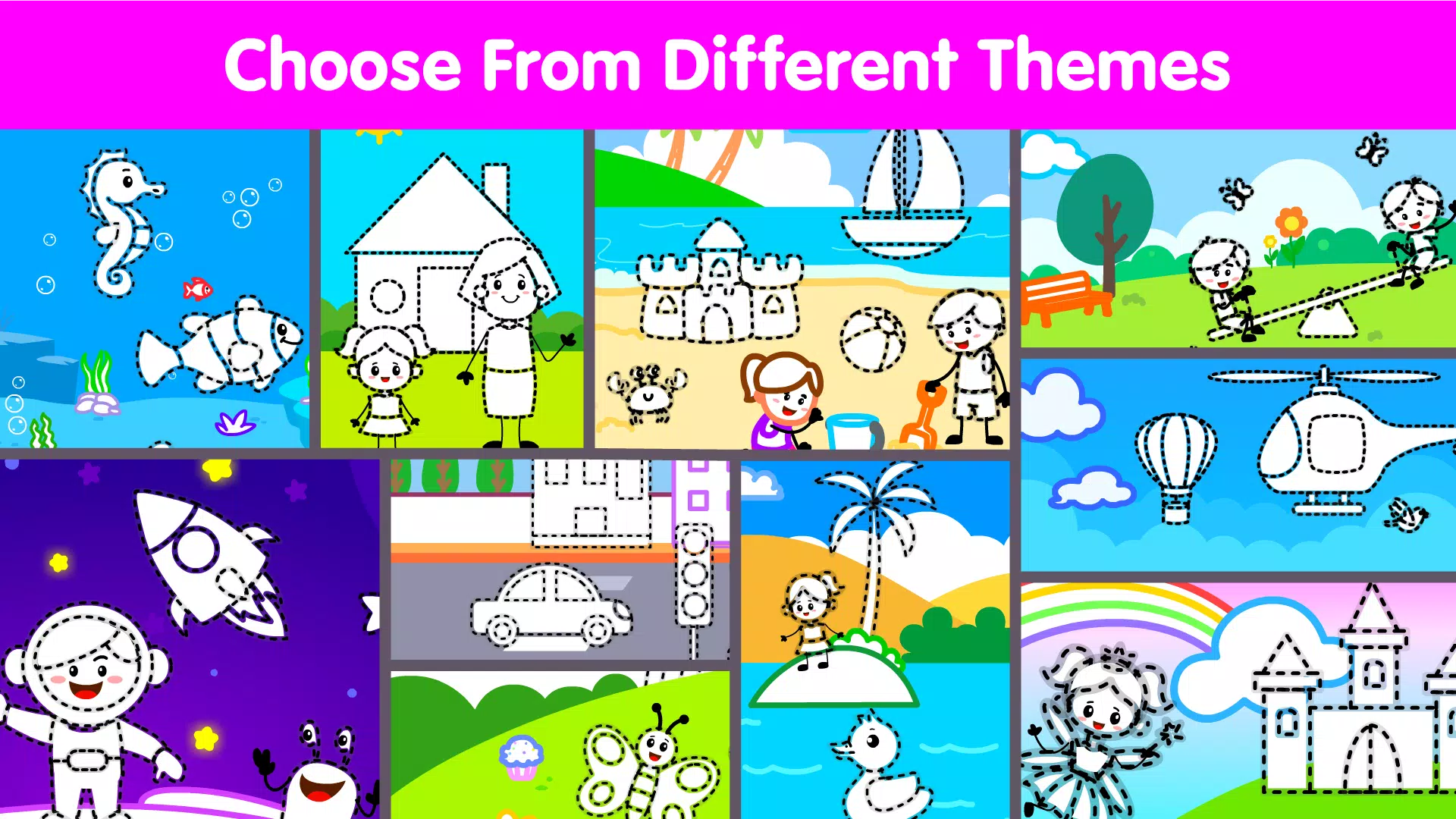 Kids Drawing & Coloring Book應用截圖第2張