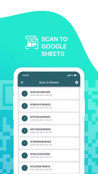 Sheetify:Scan to Google Sheets ภาพหน้าจอ 0