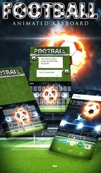 Football Keyboard & Wallpaper Ảnh chụp màn hình 0