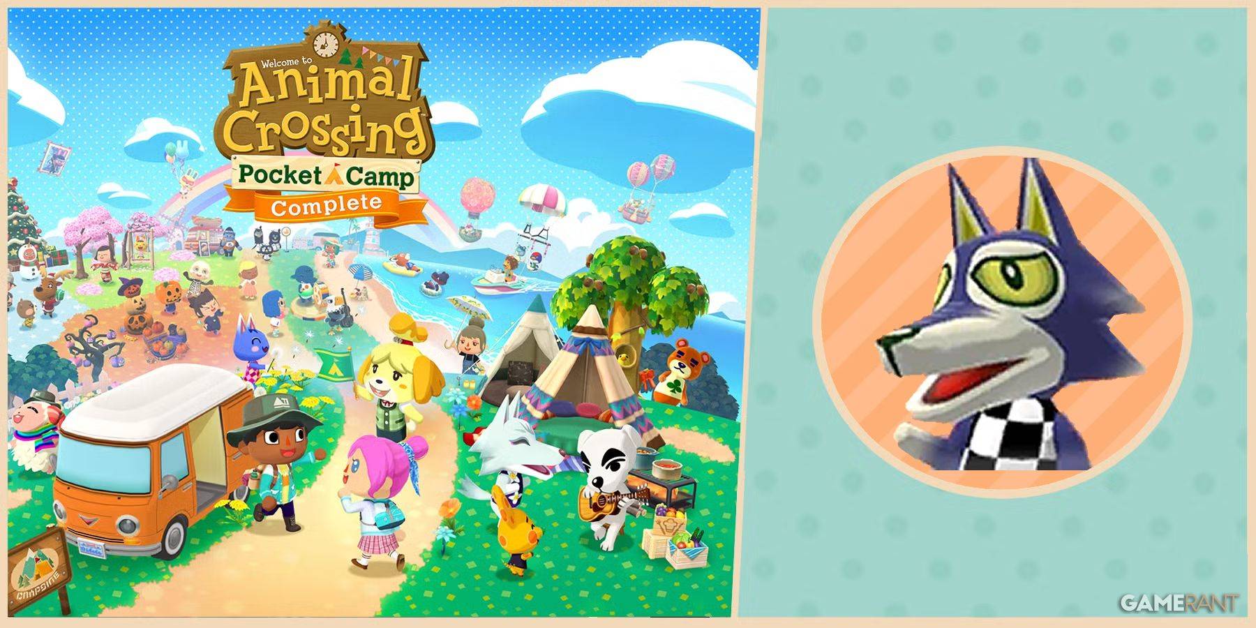 Schalte das geliebte Lobo im Taschenabenteuer von Animal Crossing auf