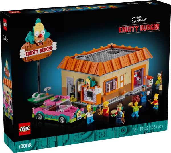 LEGO возобновляет выпуск серии «Симпсонов» с набором Krusty Burger