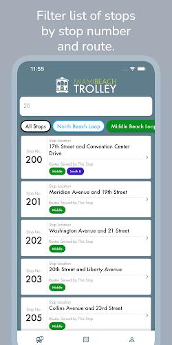 Miami Beach Trolley Tracker 스크린샷 1